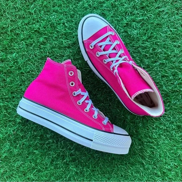 🎁Converse Chuck Taylor All Star Lift Hi Cerise Pink - Picture 4 of 8